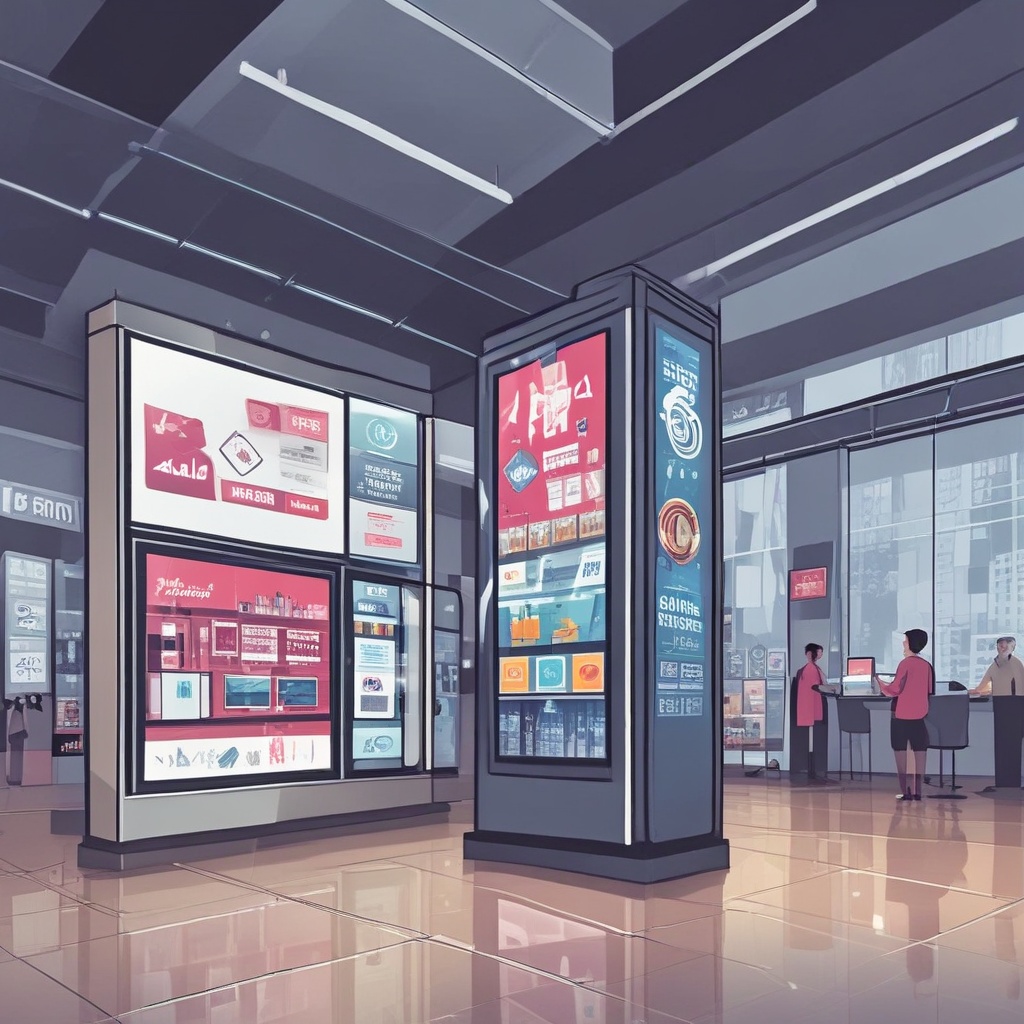 Digital signage illustration