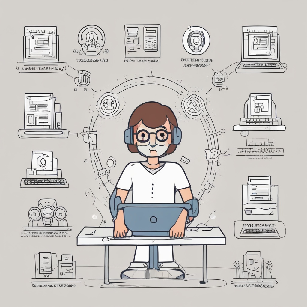 Low-code development illustration